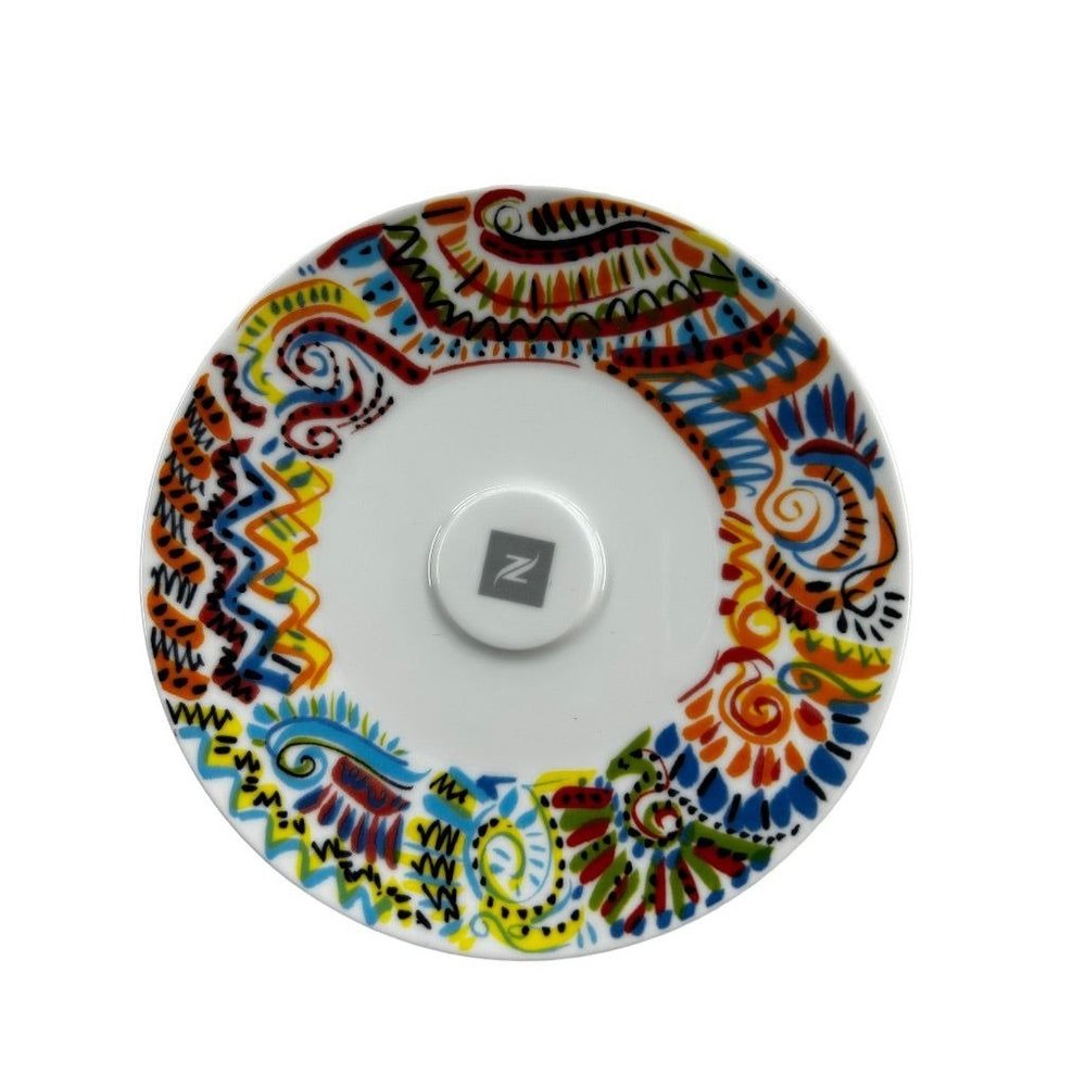 Nespresso Justin Teodoro Hearts 6" Saucer LTD N2150 Big Game Design Porcelain